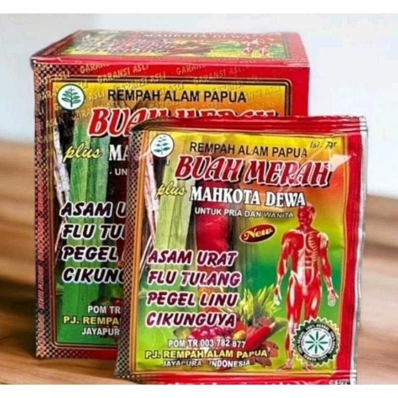 MAHKOTA DEWA BUAH MERAH ALAM PAPUA