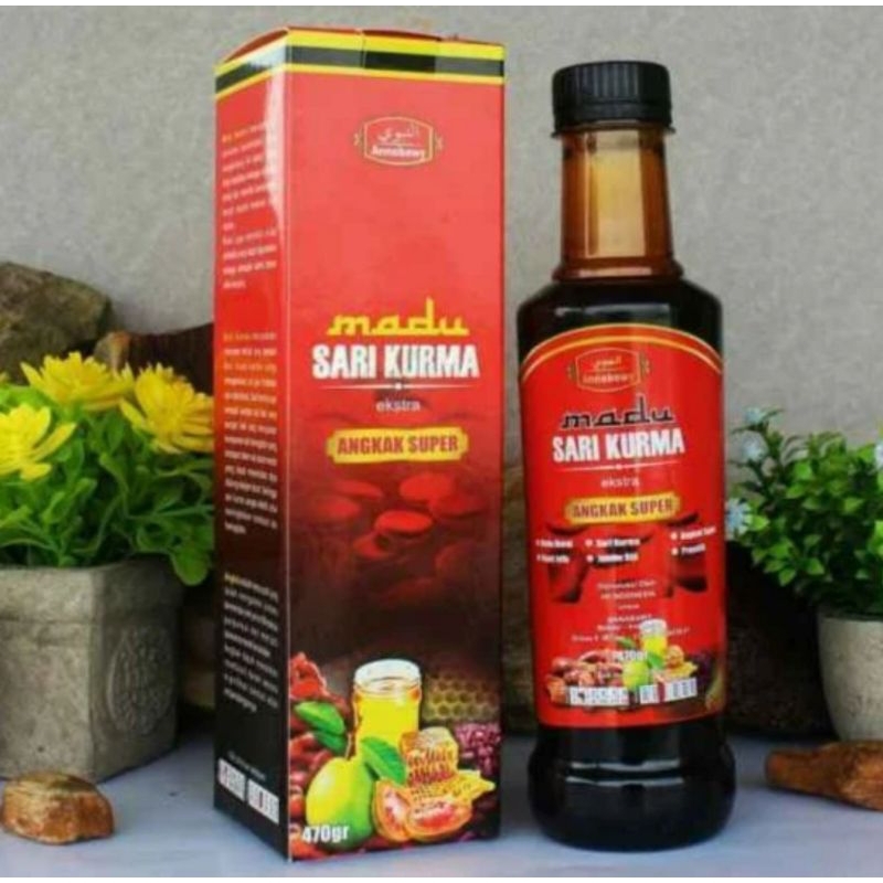 

Sari Kurma Madu Angkak Super 470 gram / Sari Kurma Extra Kurma Ajwa Annabawy