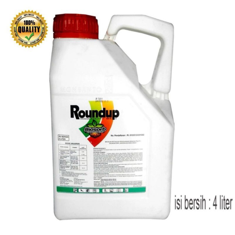 RoundUp Round Up 4 liter Herbisida Racun Rumput Liar