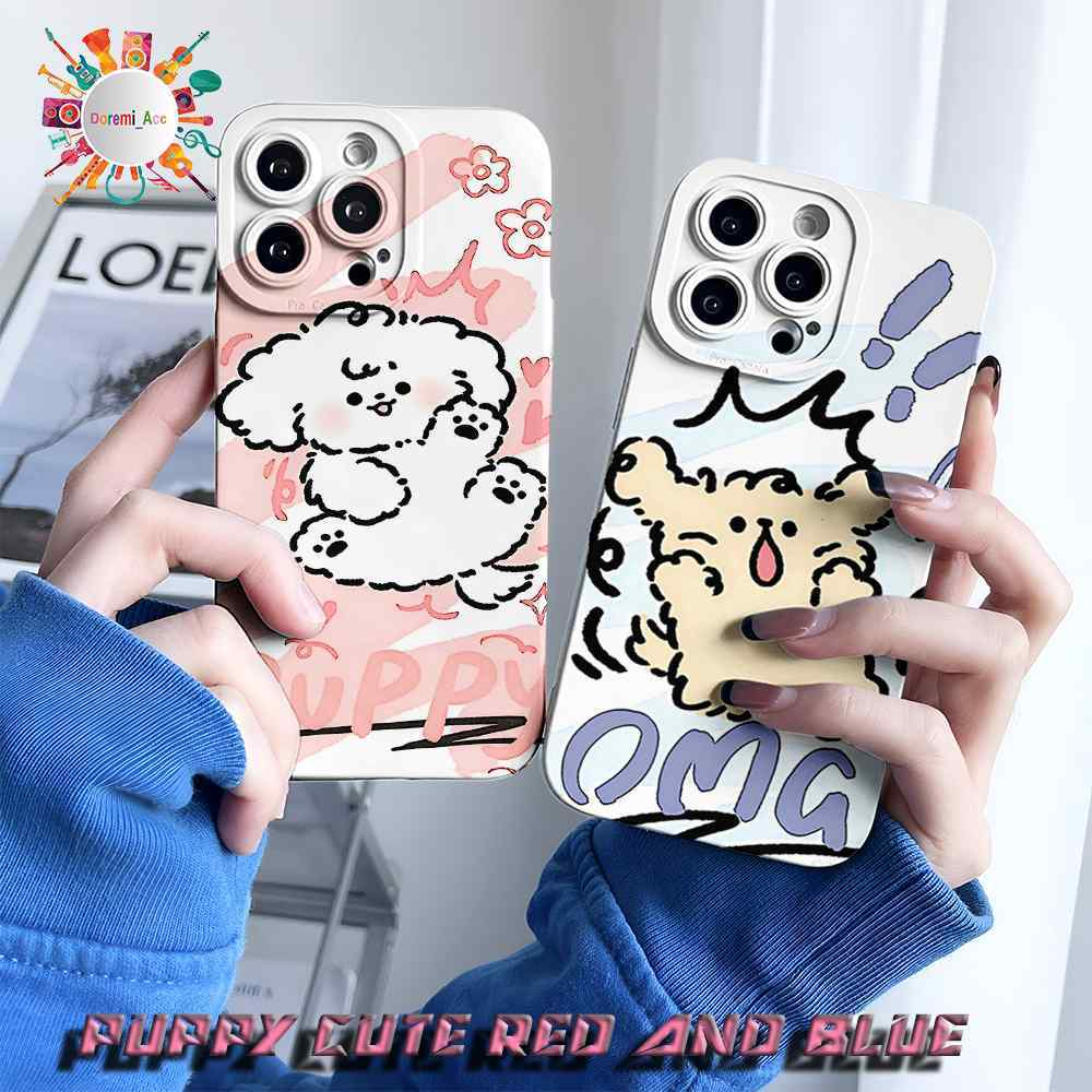 SOFTCASE CASE CASING PROCAMERA CUSTOM PUPPY CUTE UNTUK REDMINOTE 3 4 4X 5 5A PRIME 6 7 8 9 10 11 11E