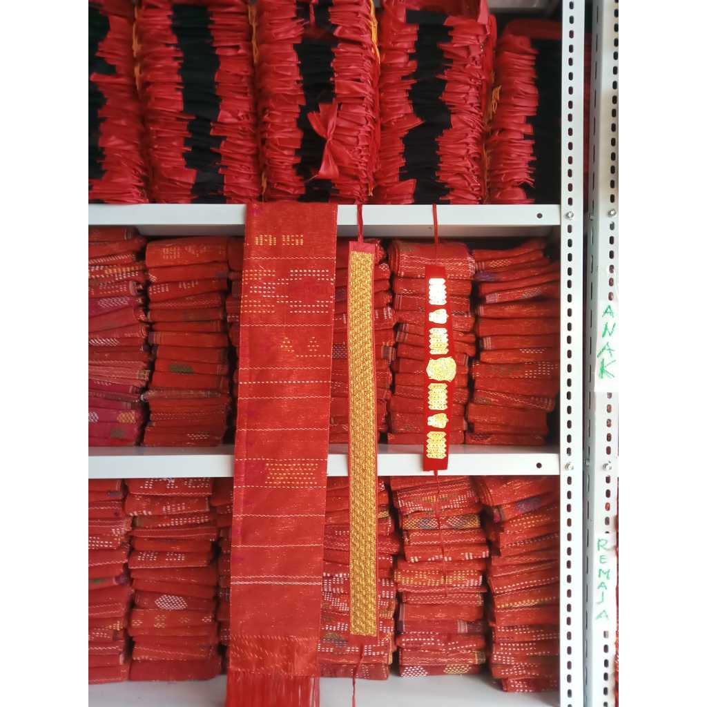 paket 3 menari adat batak - selendang ulos - ikat kepala - ikat pinggang