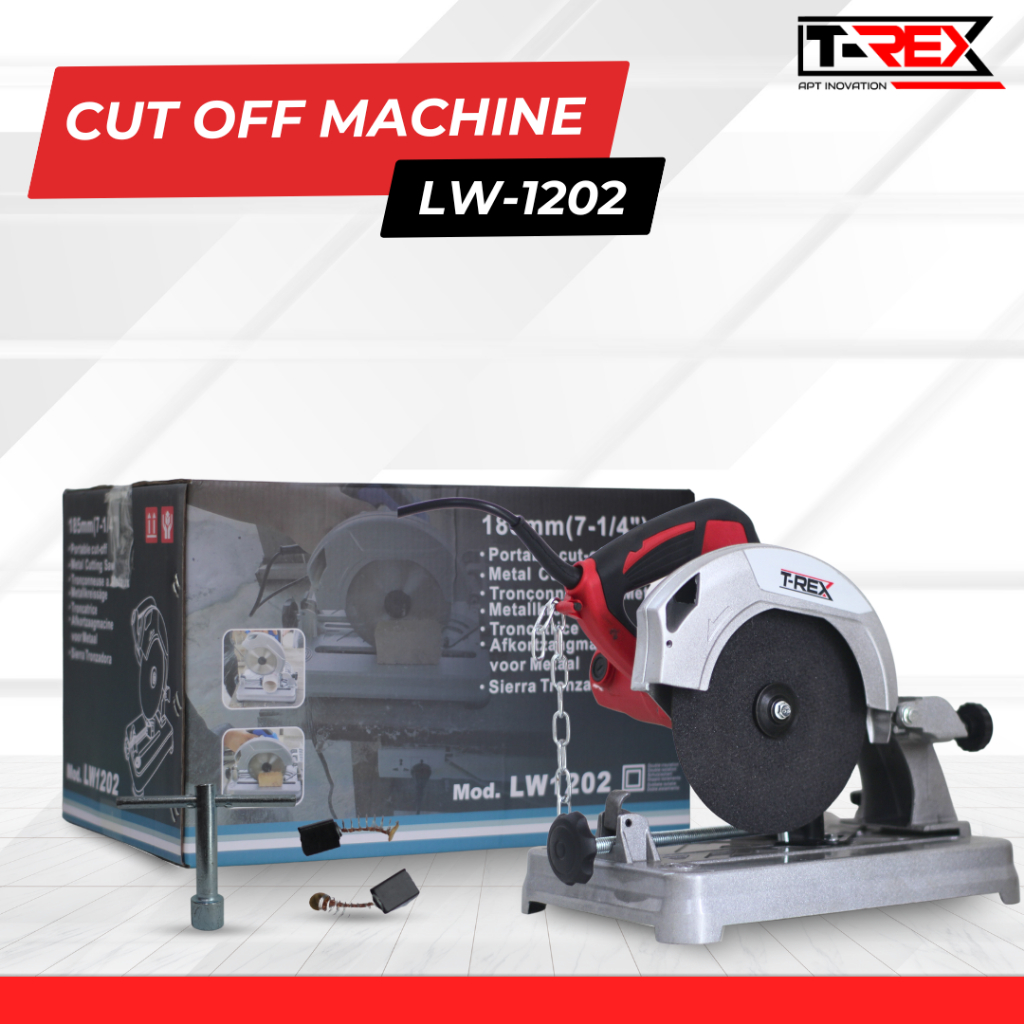 TREX Mesin Potong Rel Geser Mesin Gergaji Potong Besi 7" Mesin CUT OFF Saw 7inch Mesin SLEDING CUT O