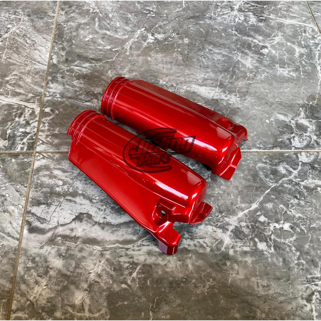 tutup skok depan alfa maroon cover shock depan yamaha alfa tutup shock depan alfa cover skok depan y
