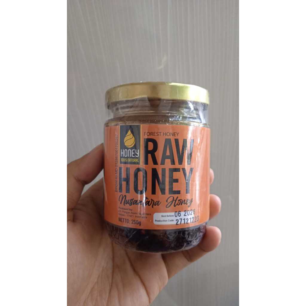 

Madu murni Raw Honey Madu mentah Multiflora 250 gram Original Pure Honey