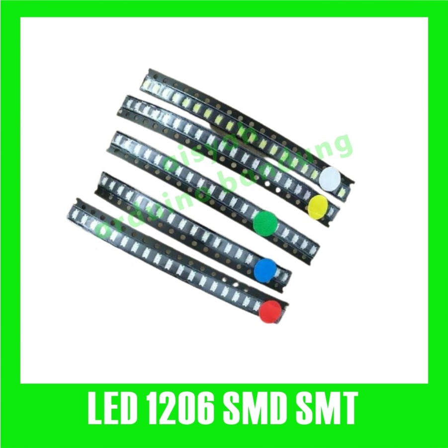 LED 1206 SMD GREEN Hijau High Quality 1206 SMD GREEN