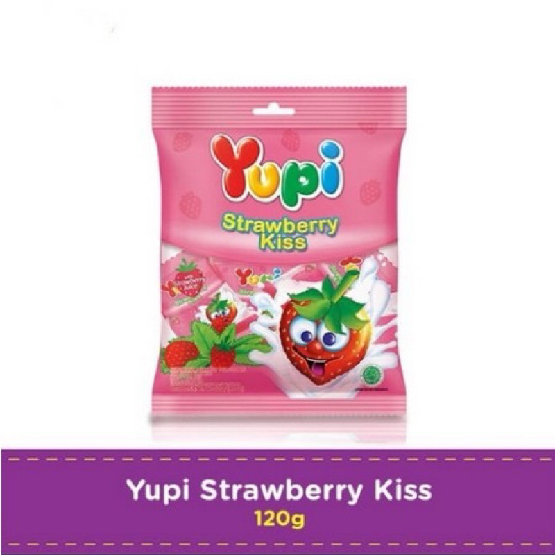 

Permen Yupi Strawberry Kiss Mango kiss 1bag