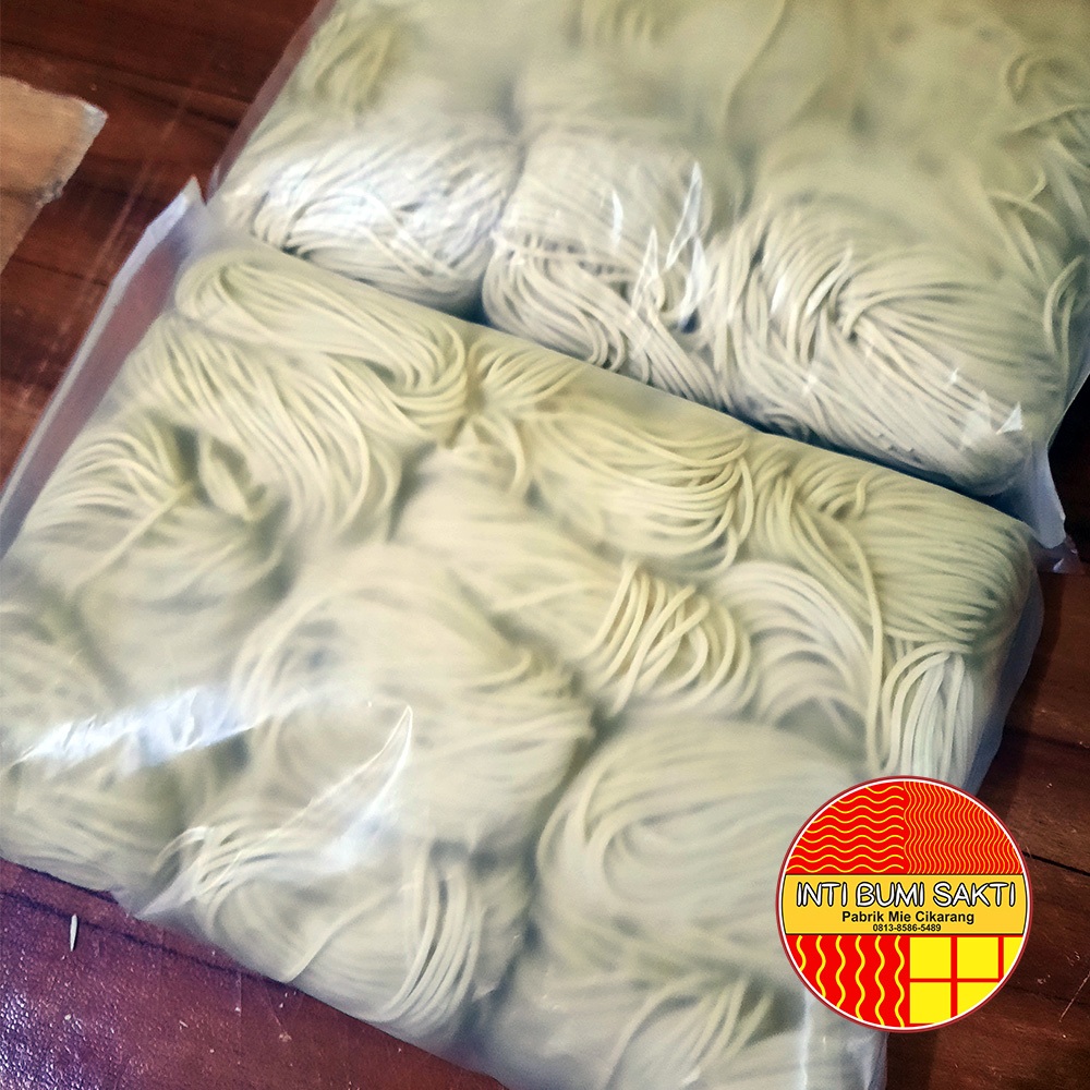 

HG Mie Mentah Lurus KARET Telur Ayam Orinal Super Premium Spesial Untuk Mie Ayam, Bakmie Jawa, Ramen