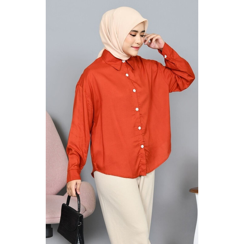 kemeja flanel wanita request cekout by shopee
