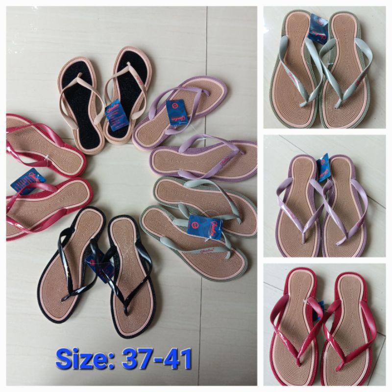 Sandal Japit Wanita Rematik Duri Glanzton L1883/Sandal Jepit Refleksi, Sandal kesehatan Wanita