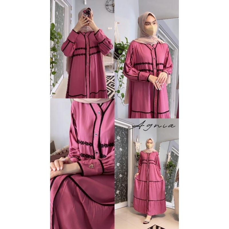 FAIRUZ - AGNIA DRESS GAMIS MATT TWILL PREMIUM ORI