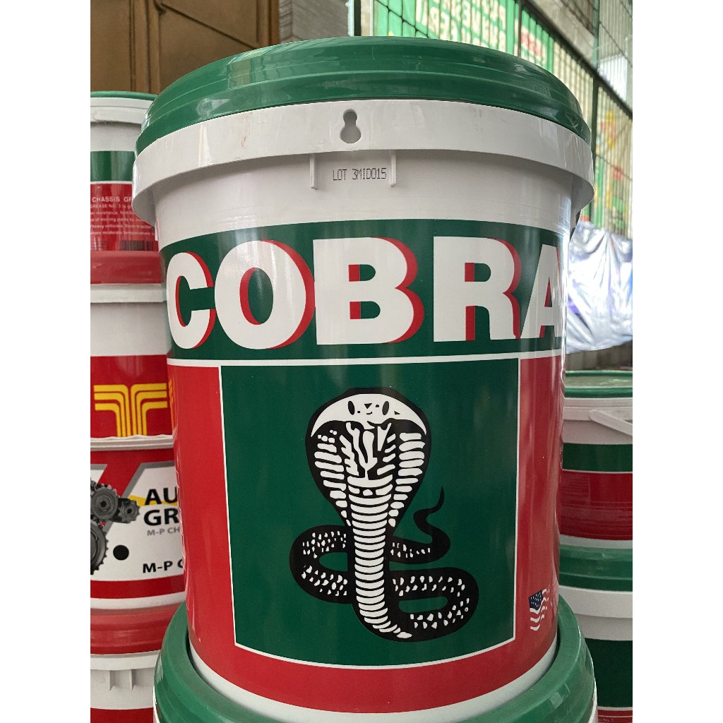 Stempet Gemuk Grease Cobra Hijau Pail 15KG