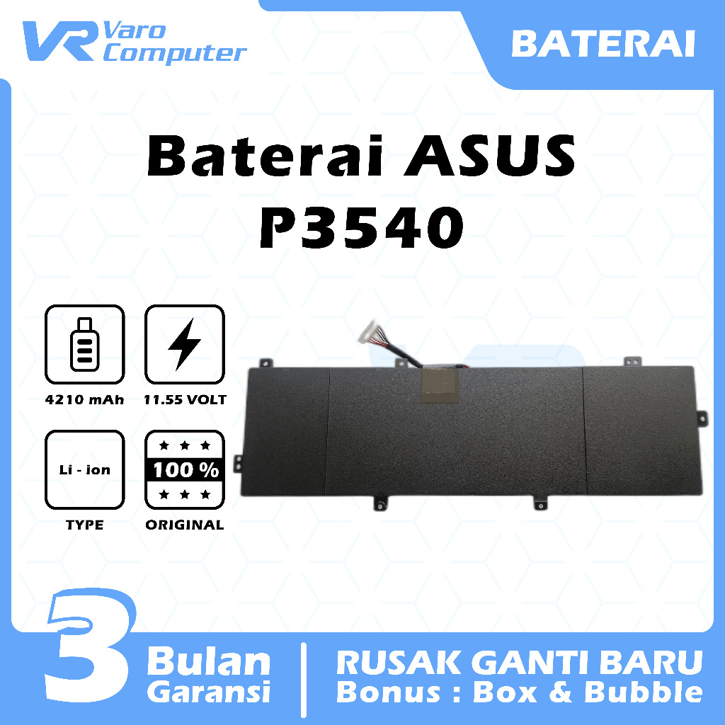 BATERAI LAPTOP ASUS PRO P3540 PE574 P3548 P3440 (C31N1831) ORIGINAL