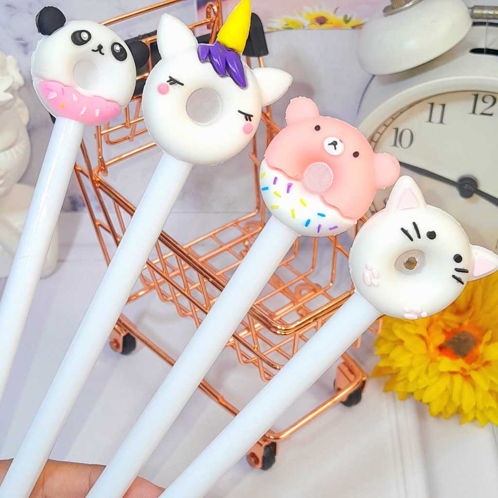 

PULPEN GEL DONUT UNICORN KARAKTER UNIK LUCU BOLPOIN PENA ALAT TULIS SEKOLAH BOLPOIN PULPEN TERMURAH!