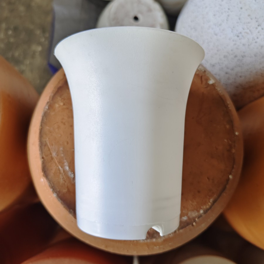 Pot Sanse NKT 8 Putih / POT KAKTUS / POT BUNGA TGG / Pot Mini