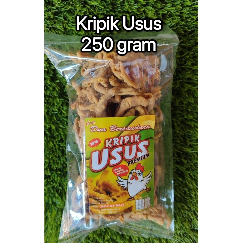 

Kripik Usus Dua Bersaudara 200gram enak