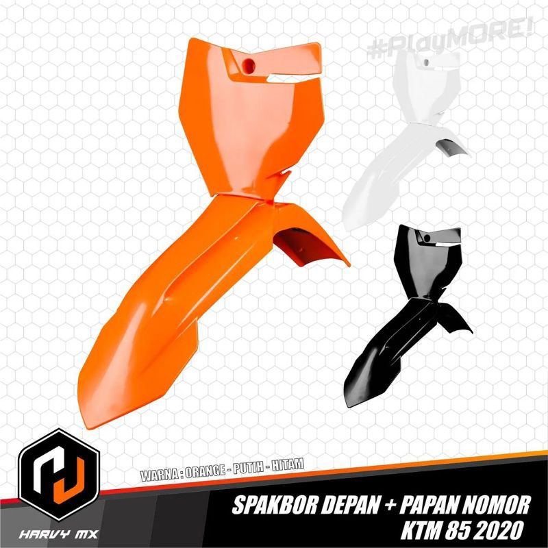 spakbor KTM 85 + papan nomor KTM 85 tahun 2020 HRV