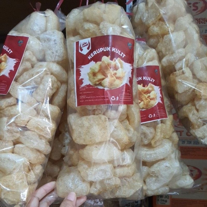 

krupuk kulit packing
