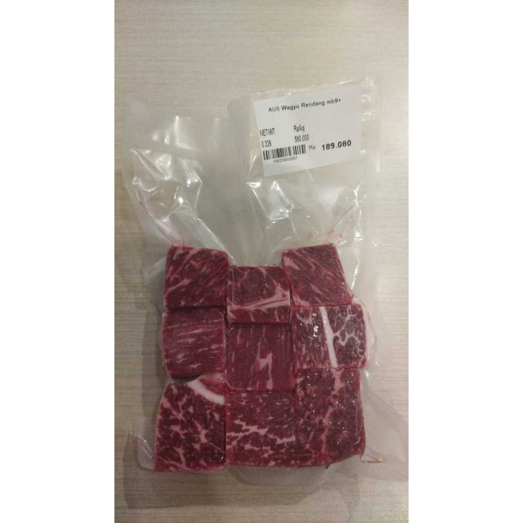 

AUS Wagyu Rendang Mb9+ - Daging Rendang Wagyu Australia