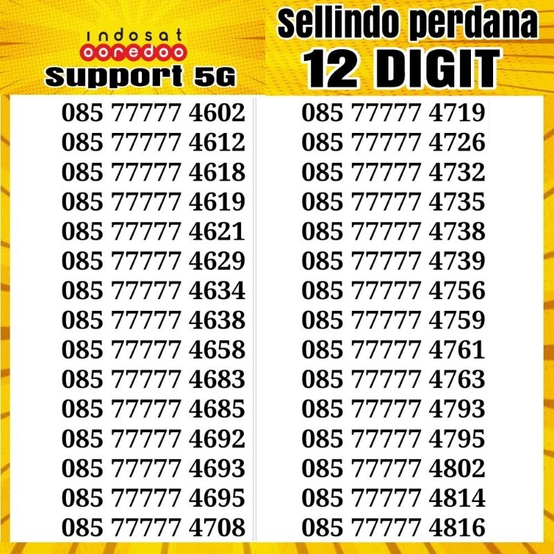 nomor cantik indosat nomor perdana