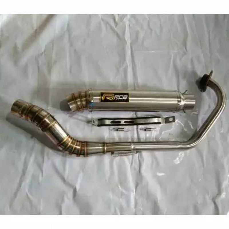 knalpot rcb costum rjm buat motor satria Fu Vixion Jupiter MX king CBR Sonic GSX bison dll