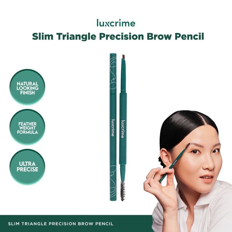 Luxcrime Slim Triangle Precision Brow Pencil - Brown