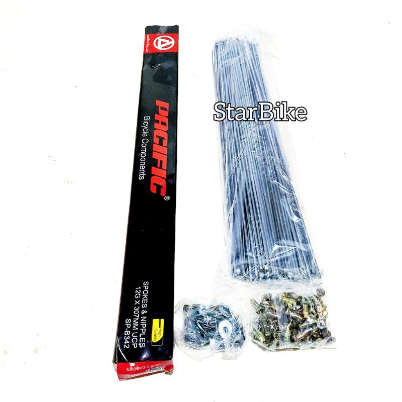 1/2 Gross Spoke Ruji Jari-Jari Sepeda 28×1 1/2 Onthel Kebo Becak Rombong 12G×28 Pacific