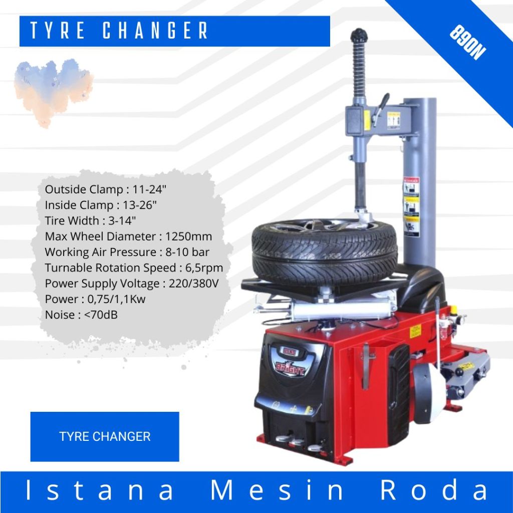 tyre changer tire changer bukaan ban merk bright