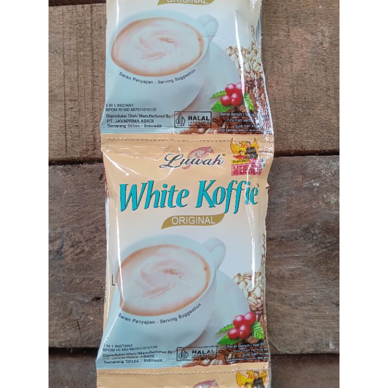 

White koffie 10 sachet (luwak) kopi