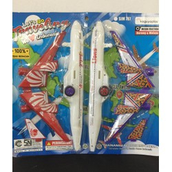 MAINAN PESAWAT TERBANG BONGKAR PASANG - LETS GO TRAVELING SIM 787