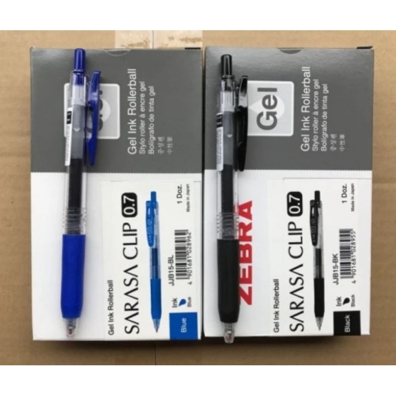 

pulpen sarasa zebra clip 0,7 gel 1 pack