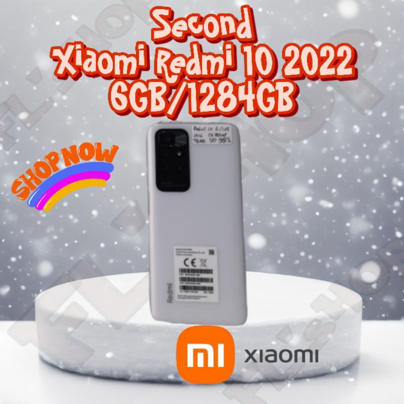 Xiaomi Redmi 10 2022 6GB/128GB Bekas Ori