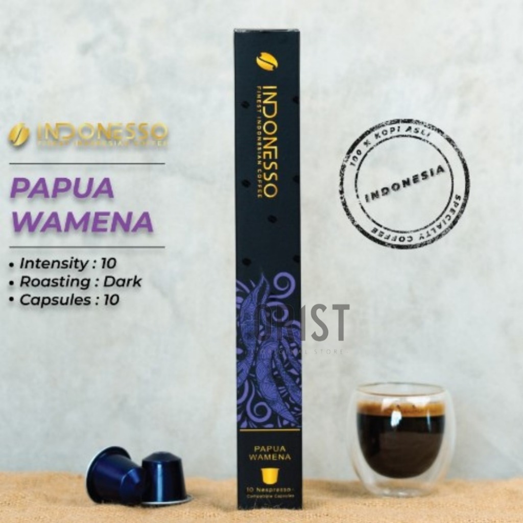 

INDONESSO Papua Wamena Nespresso® Coffee Capsule / Kapsul Kopi