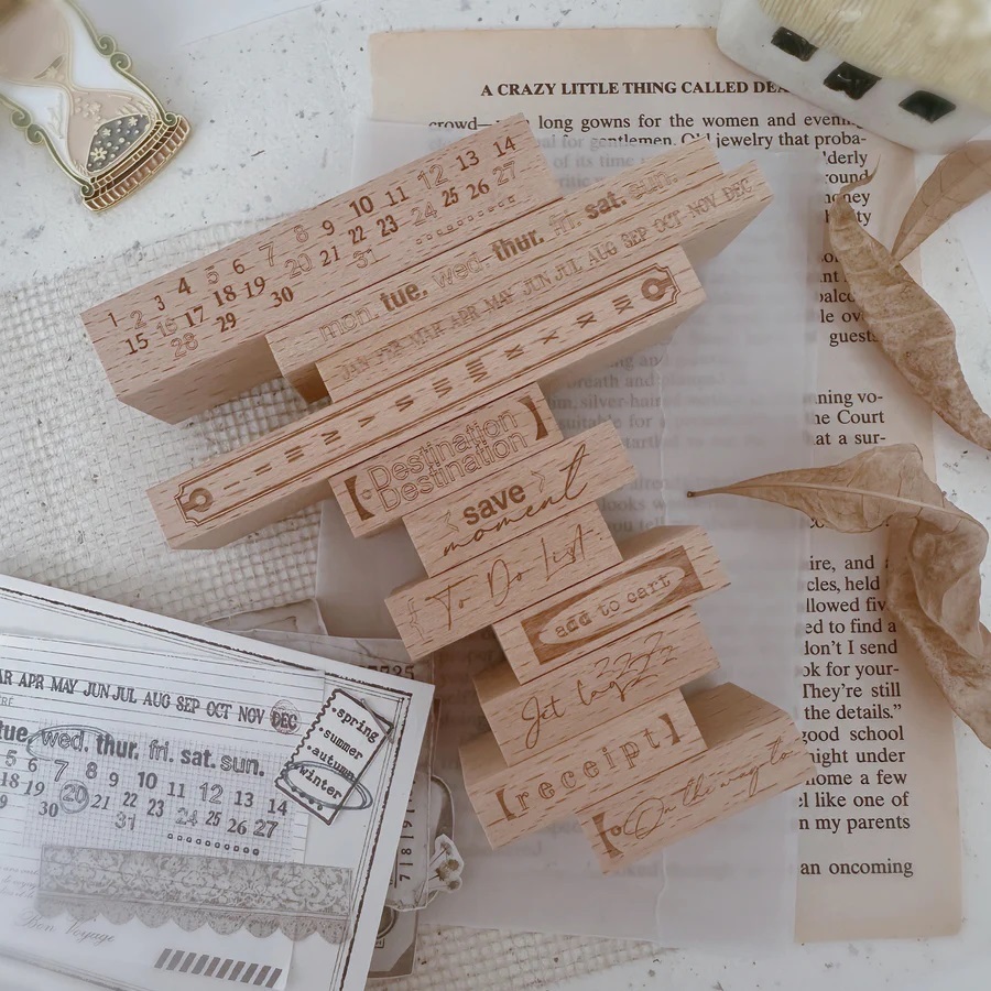 

[New 2024] Journal Pages "Where to Next" Series Rubber Stamps (Part 2)