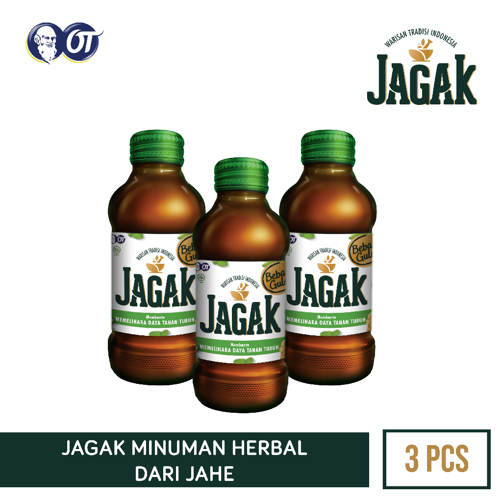 

JAGAK MINUMAN HERBAL DARI JAHE 120ml - [ISI 3 BOTOL]