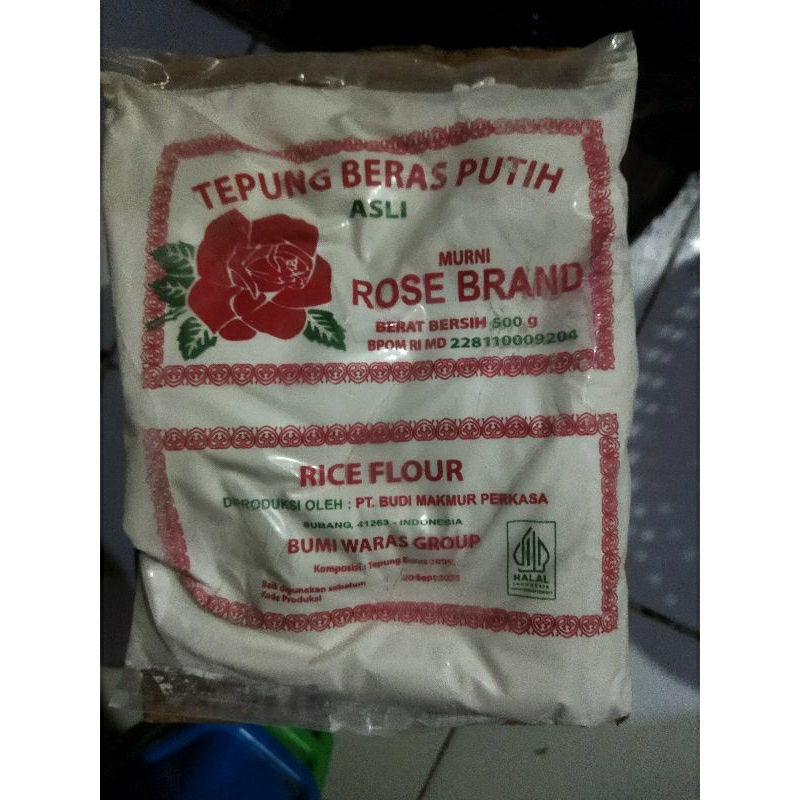 

Tepung Beras Putih Rose Brand 500g