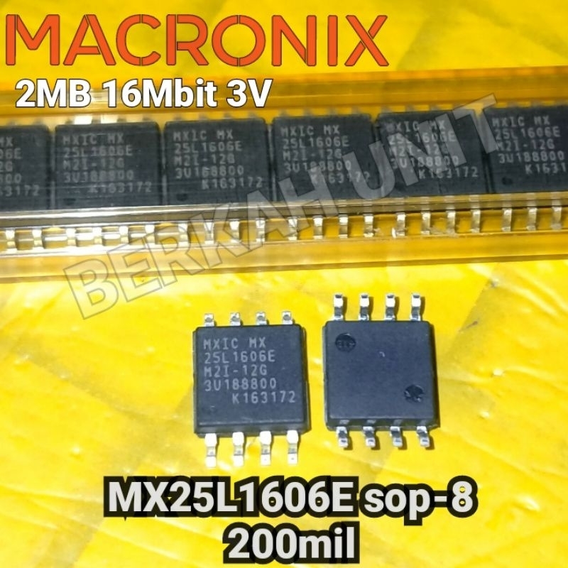 IC EEPROM MX25L1606E MX25L1605D 25L16 MXIC 2MB 16MBIT 3V