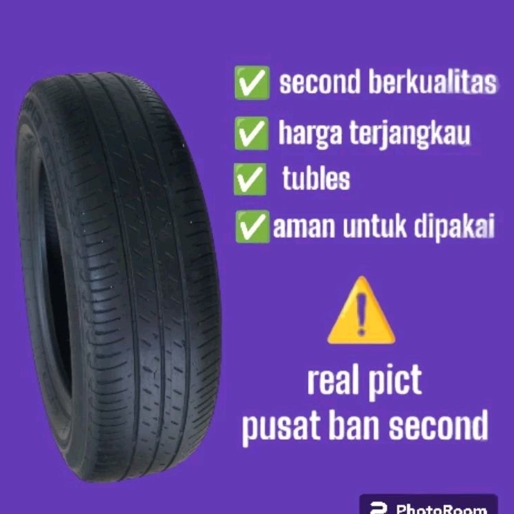 PAKETHEMAT BAN MOBIL SECOND UKURAN 185/70 R14 TUBLES/ BAN MOBIL MEREK BRIDGESTONE TURANZA DUNLOP ENA