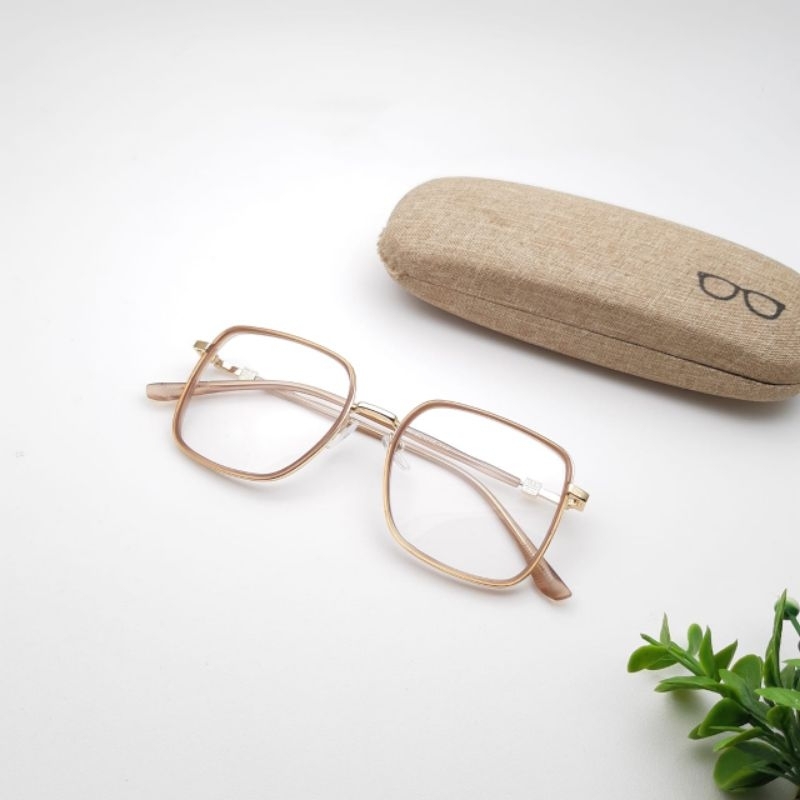 Kacamata Kotak kode 2809 | Kacamata Photocromic Antiradiasi/BlueCromic