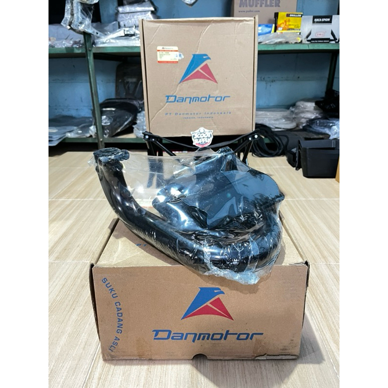 Knalpot Vespa PX Excel Exclusive2 DGM Original Danmotor