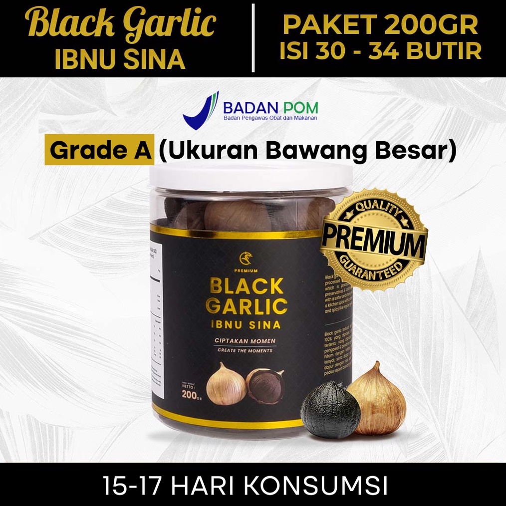 

Star BAWANG TUNGAL BAWANG HITAM BLACK GARLIC IBNU SINA 2gr SOLO BLACK GARLIC BAWANG LANANG HITAM TUNGGAL OBAT HERBAL PREMIUM BLACK GARLIC FERMENTASI ALAMI 1 ORIGINAL buruan