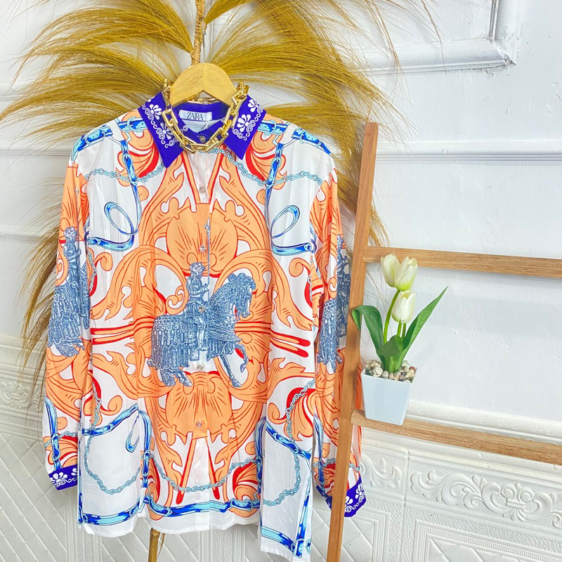 NEW KEMEJA BKK MOTIF PRINTED B018 KEMEJA PRINTED KUDA