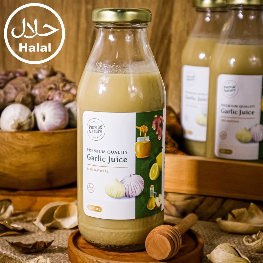 

HARGA GROSIR PureNature Jus Bawang Putih Tunggal Jahe Merah Lemon Cuka Apel Madu