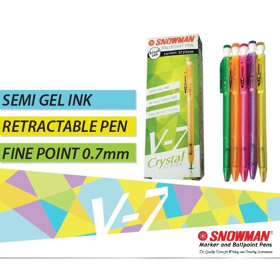 

Pulpen / Ballpoint Snowman V7