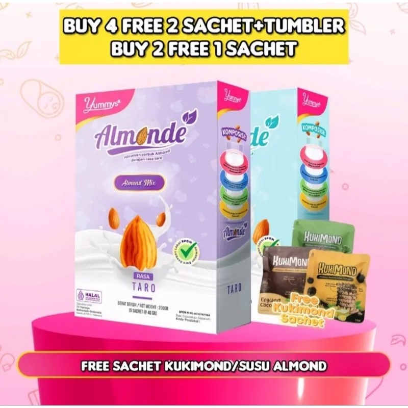 ALMONDE PREMIUM ALMOND untuk Ibu hamil & menyusui