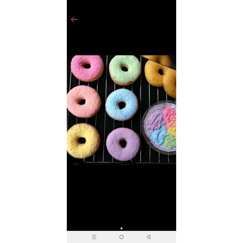 

Gula donat warna warni kemasan 1kg