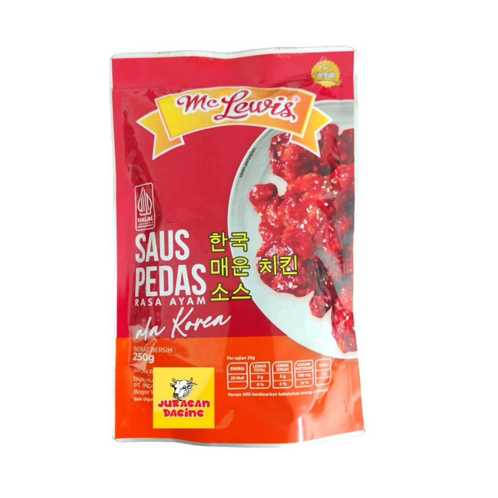 

Mc Lewis Saus Pedas Rasa Ayam Ala Korea 250gr
