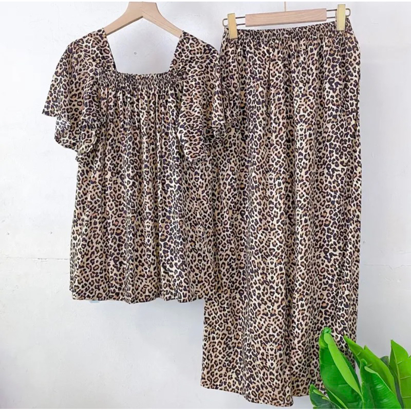 BIANCA SET one set / setelan keninia katun rayon premium busui friendly allsize & jumbo