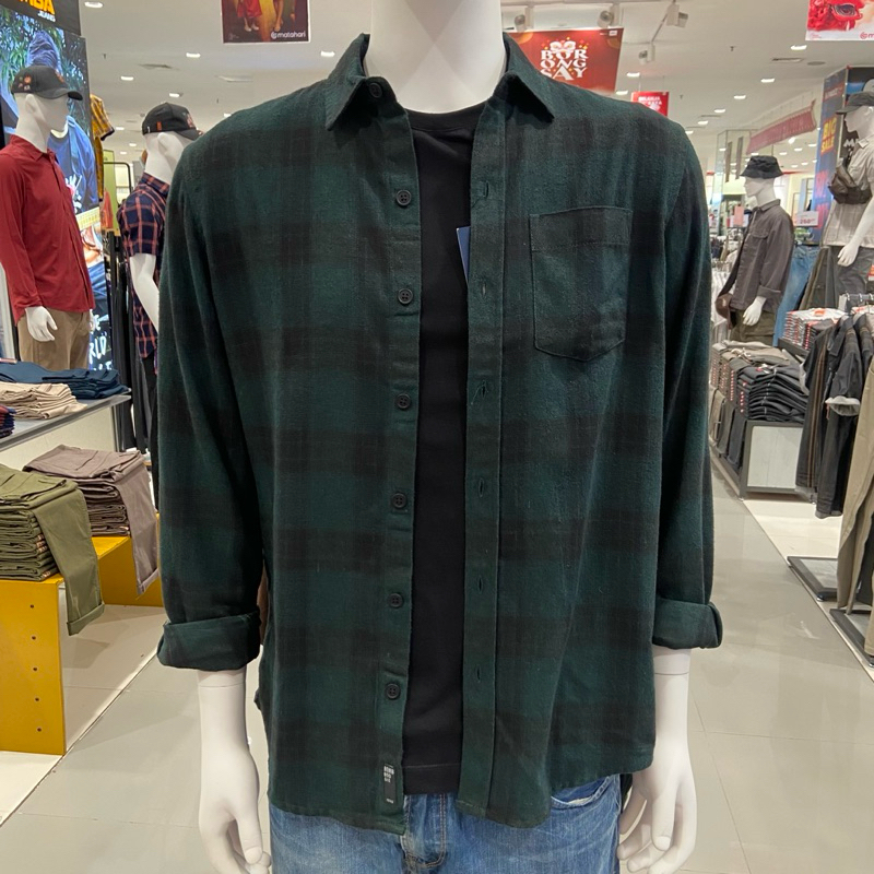 BOMBBOOGIE kemeja flanel pria original bahan tebal dan nyaman banyak pilihan motif