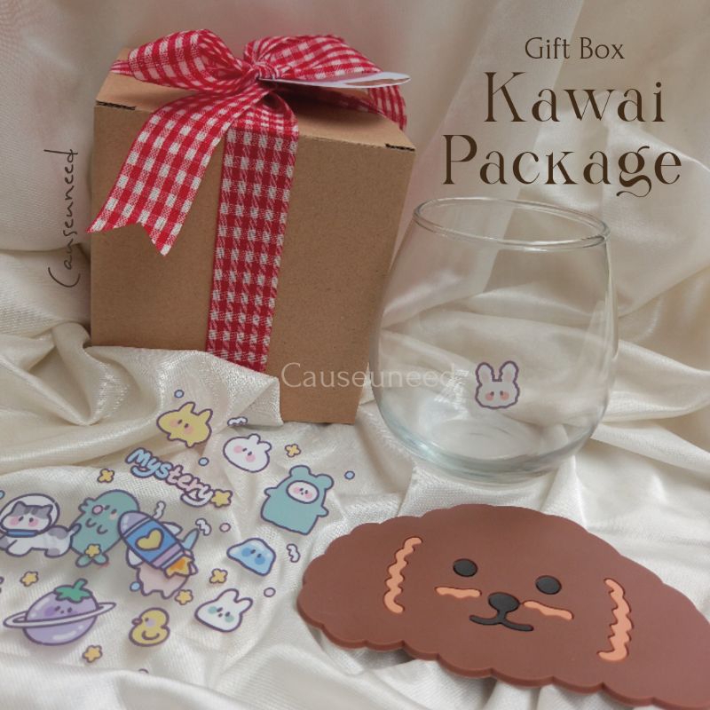 

READY mini gift box kawai package hadiah kado ulang tahun wisuda anniversary hampers kado gift set