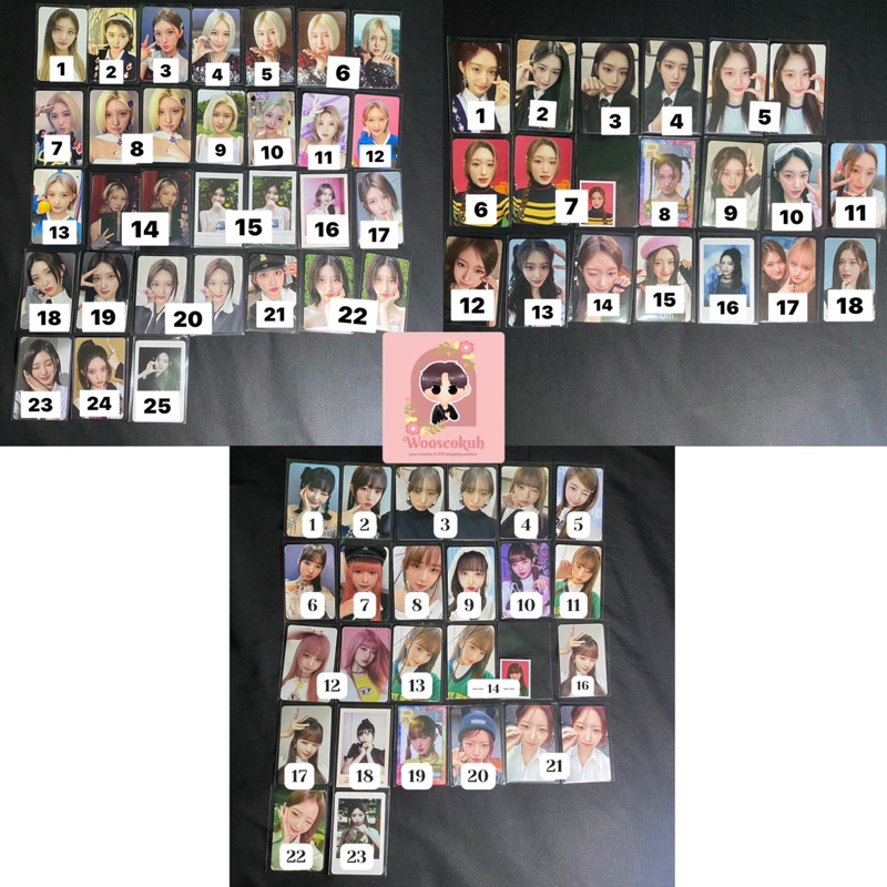 Photocard PC GAEUL REI LEESEO Album IVE Eleven Love Dive After Like I've IVE MINE POB SSQ MMT SG23 L